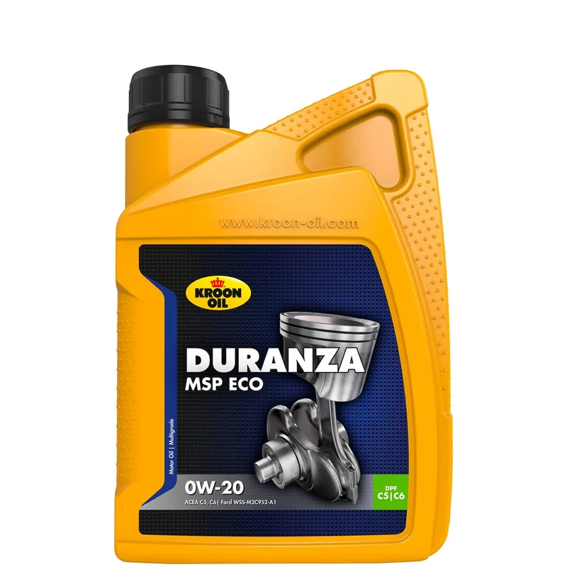 Aanbieding Kroon Oil Duranza MSP ECO 0w20 motorolie 1 liter